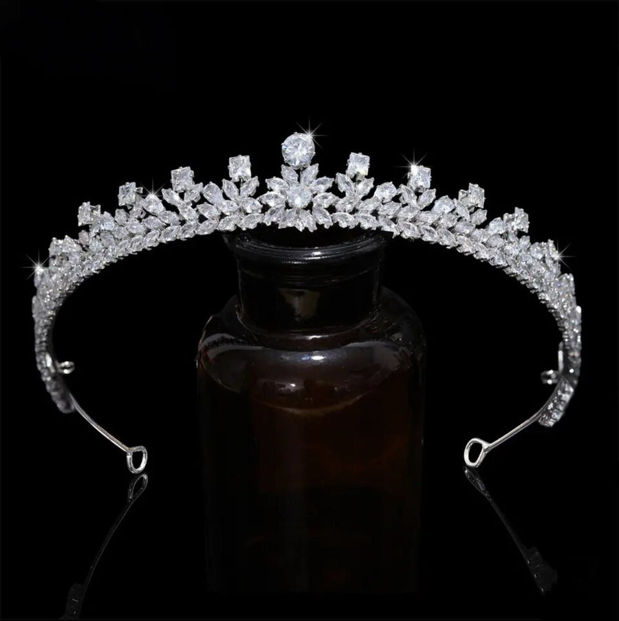 Dajana Bridal Crown Silver