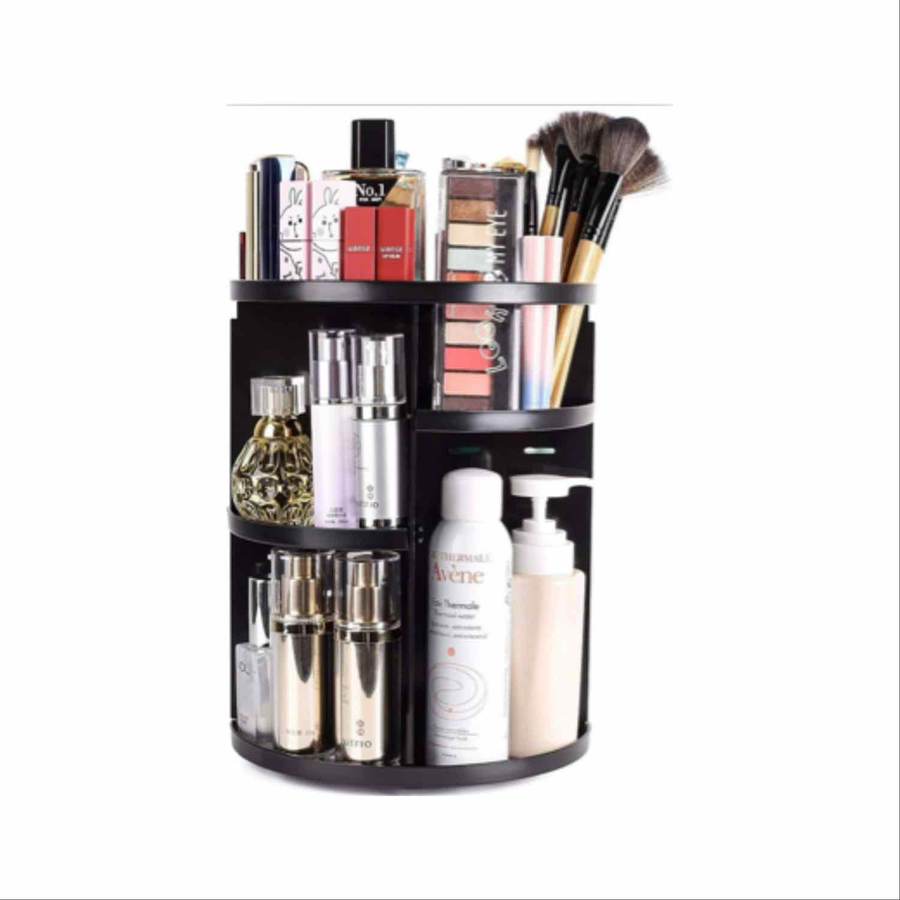 Rotating Makeup Organizer | 360 Spinning Storage Display