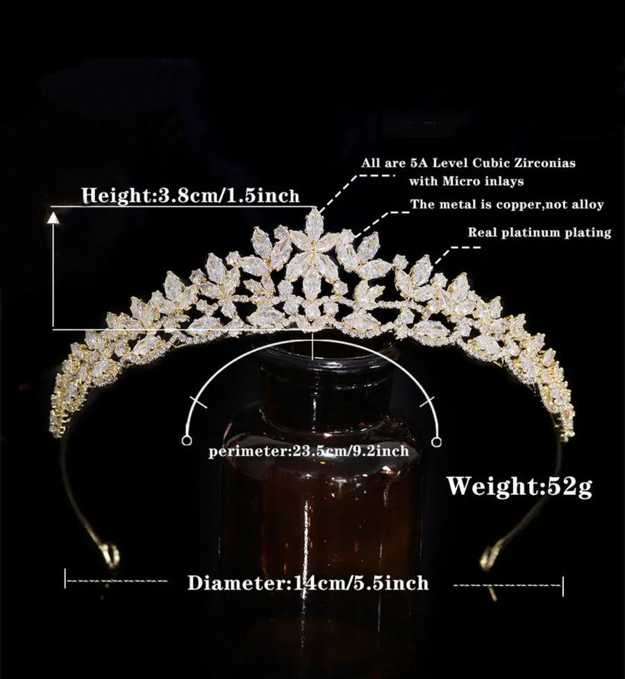 Marijana Bridal Crown l (3 colours)