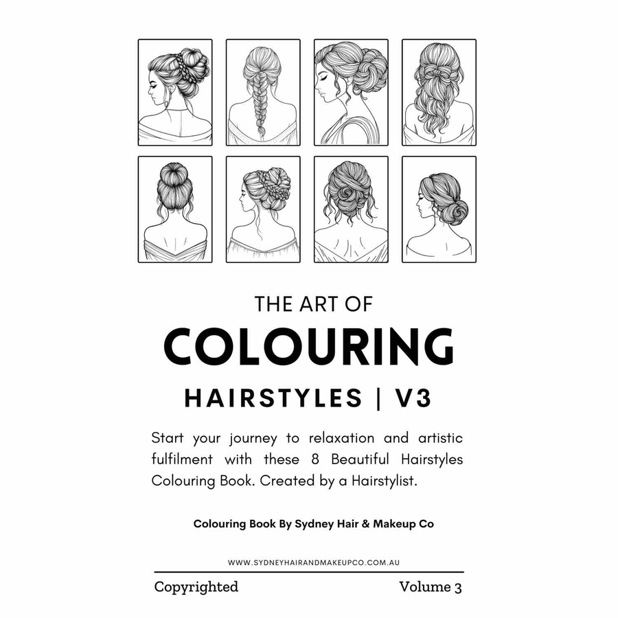 Hairstyle - Upstyles Colouring Book V3