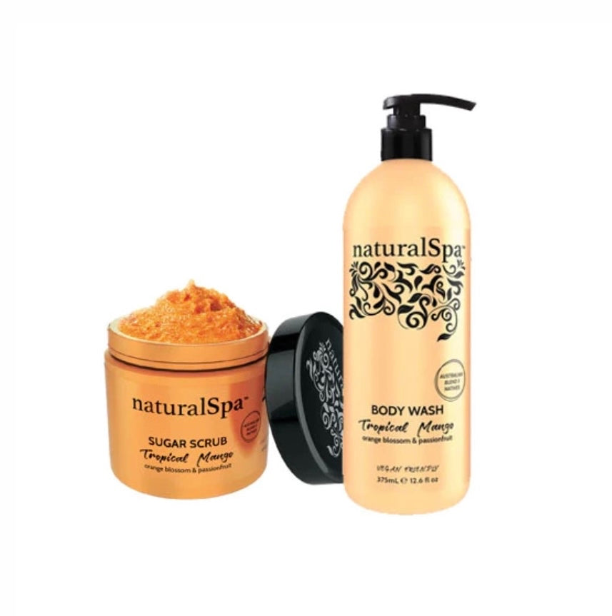 NaturalSpa Tropical Mango Body Care Bundle