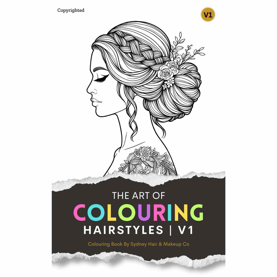 Hairstyle Colouring Book V1