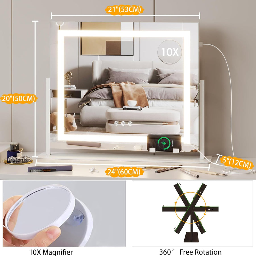 LED Makeup Mirror (2 Colours)