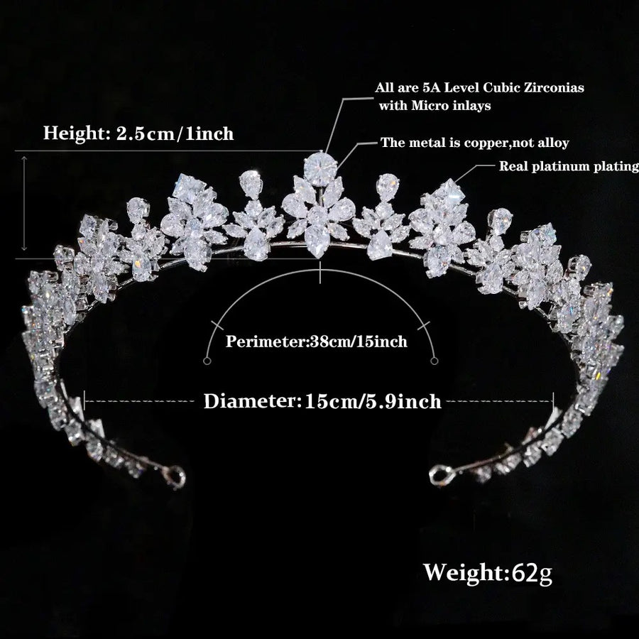 Seraphina Bridal Crown l (2 colours)