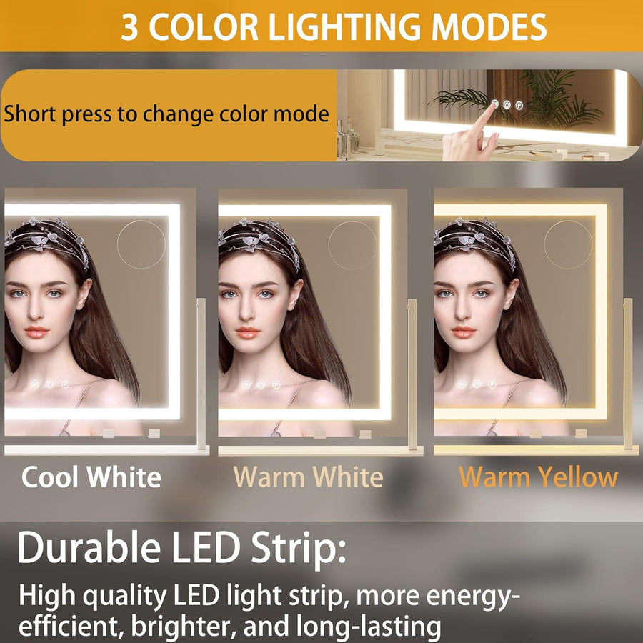 LED Makeup Mirror (2 Colours)