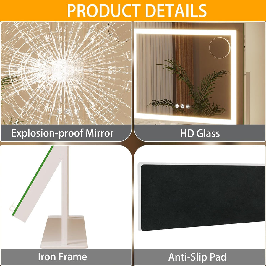 LED Makeup Mirror (2 Colours)