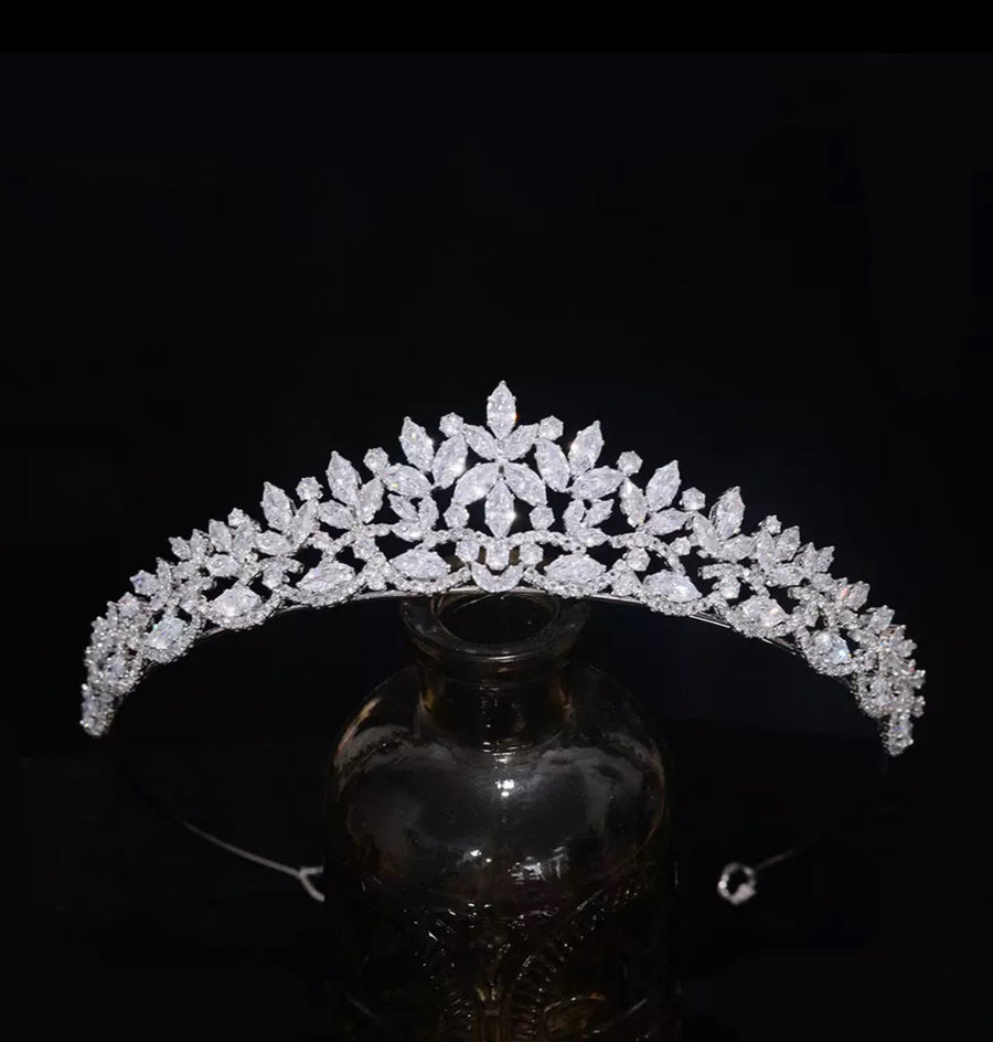 Marijana Bridal Crown Silver