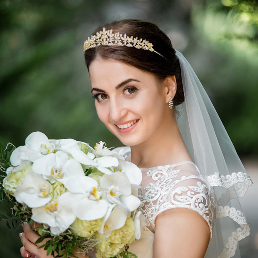 Marijana Bridal Crown Gold