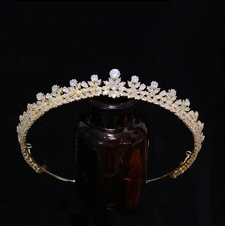 Dajana Bridal Crown Gold