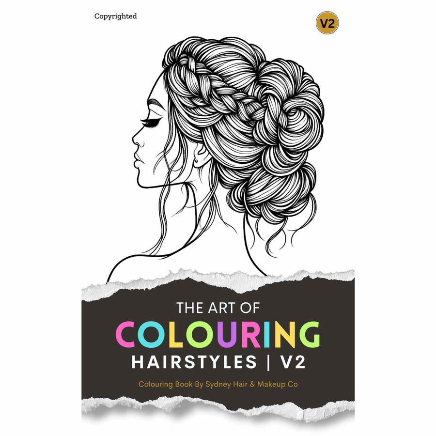 Hairstyle - Upstyle Colouring Book V2