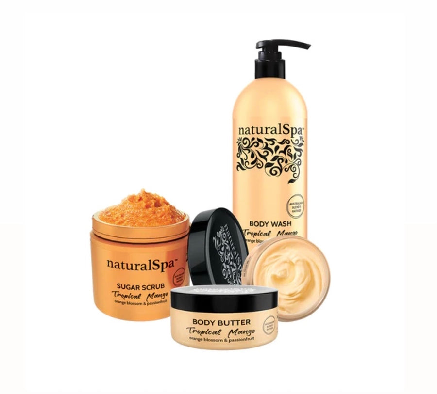 NaturalSpa Tropical Mango Body Care Bundle