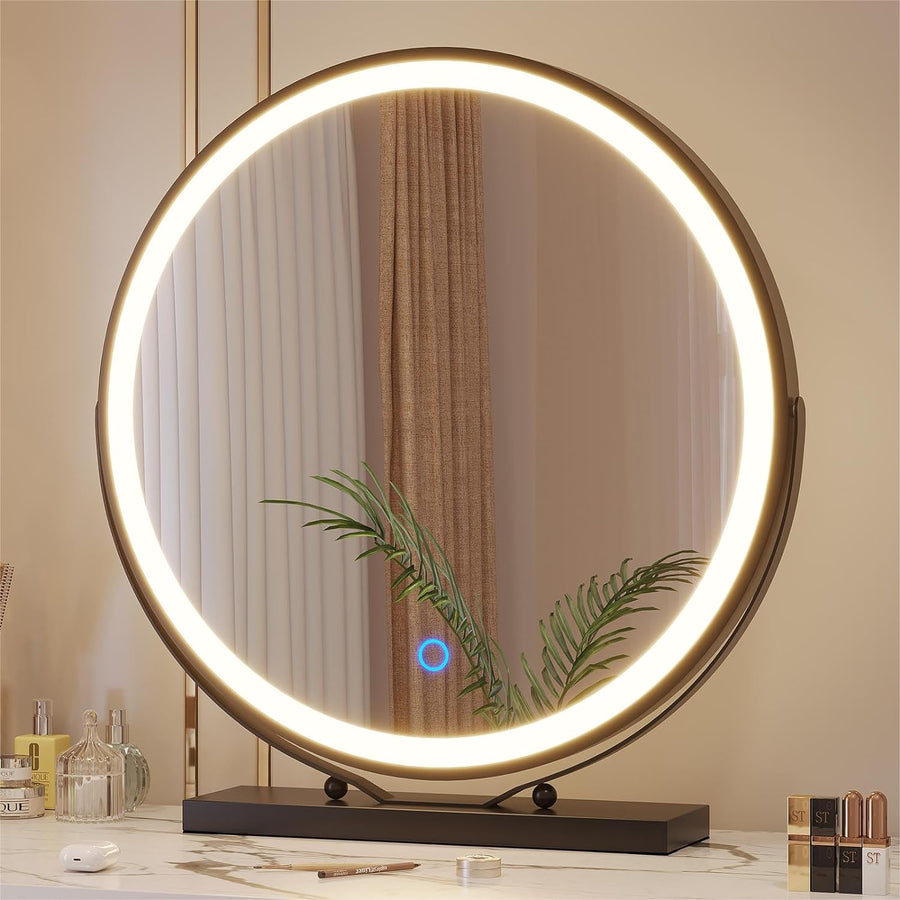 Round LED Makeup Mirror (3 Colours)