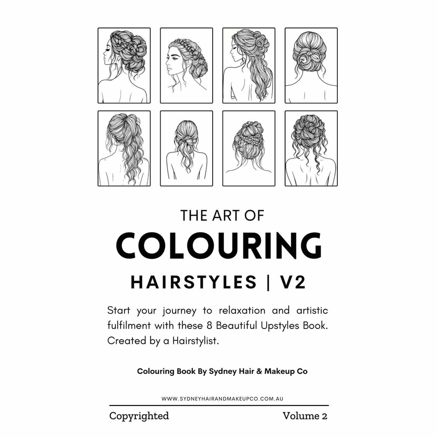 Hairstyle - Upstyle Colouring Book V2