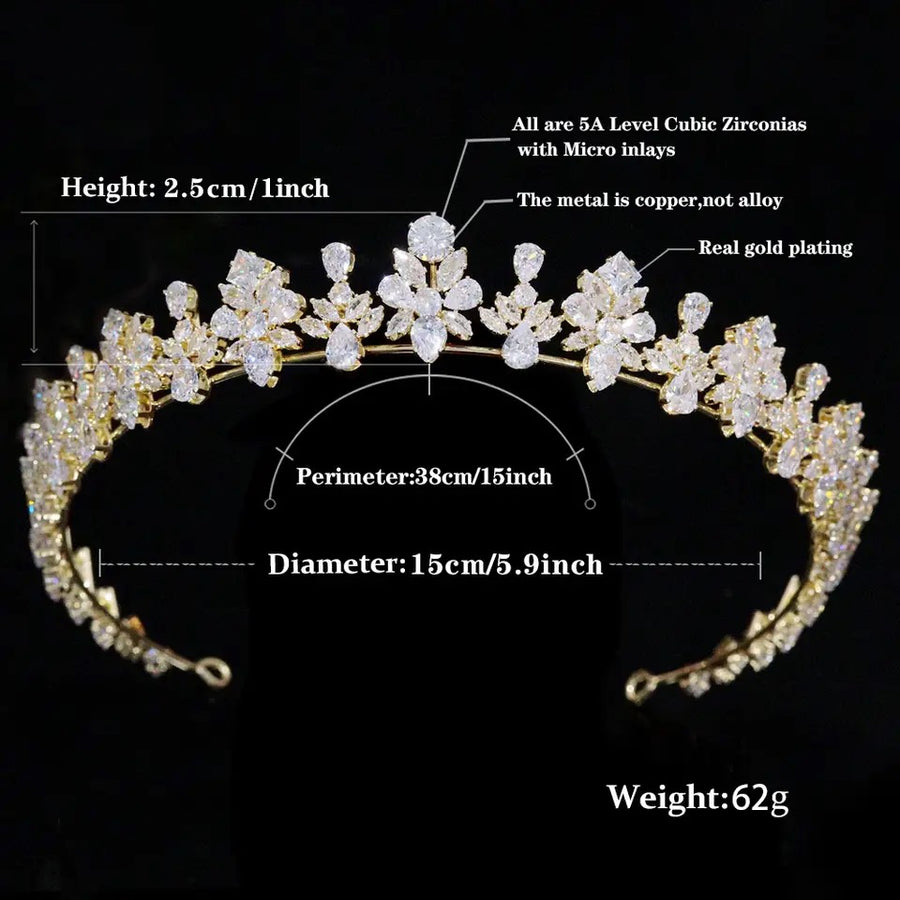 Seraphina Bridal Crown l (2 colours)