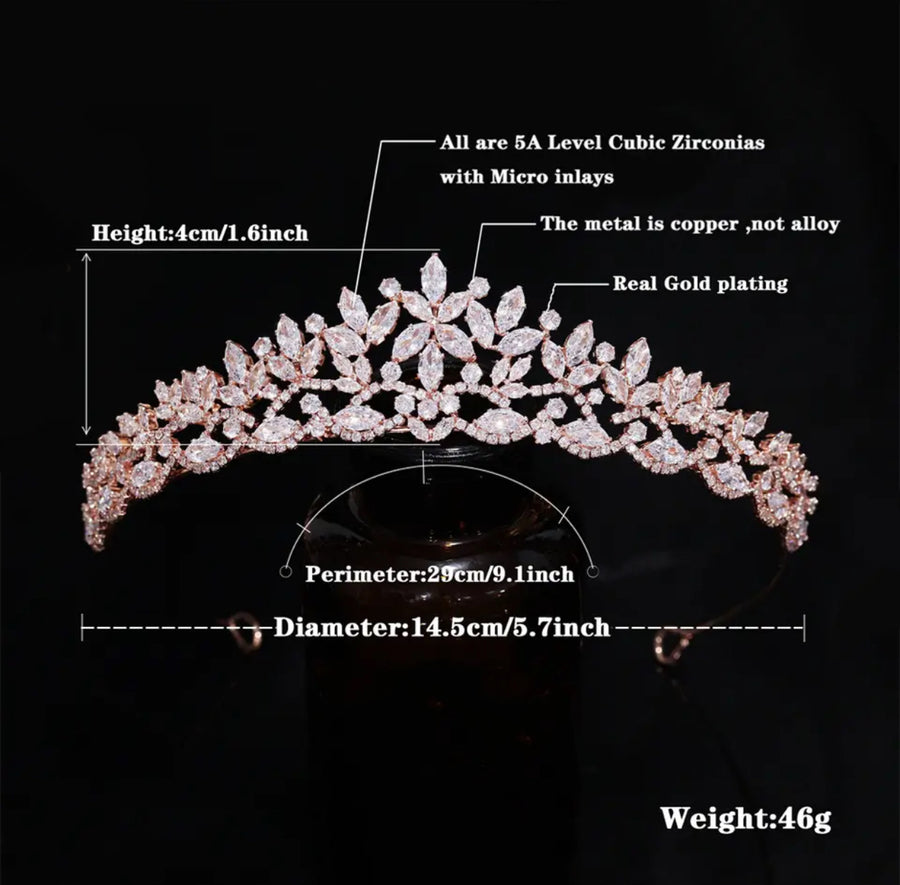 Marijana Bridal Crown l (3 colours)