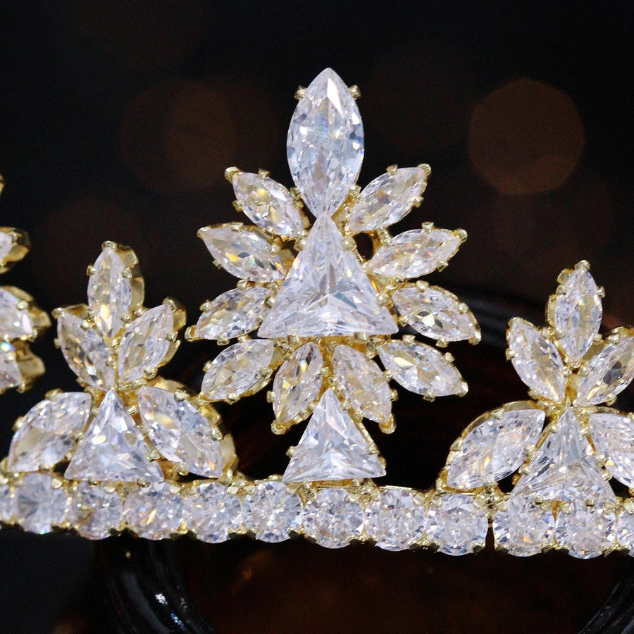 Anamaria Bridal Crown Gold