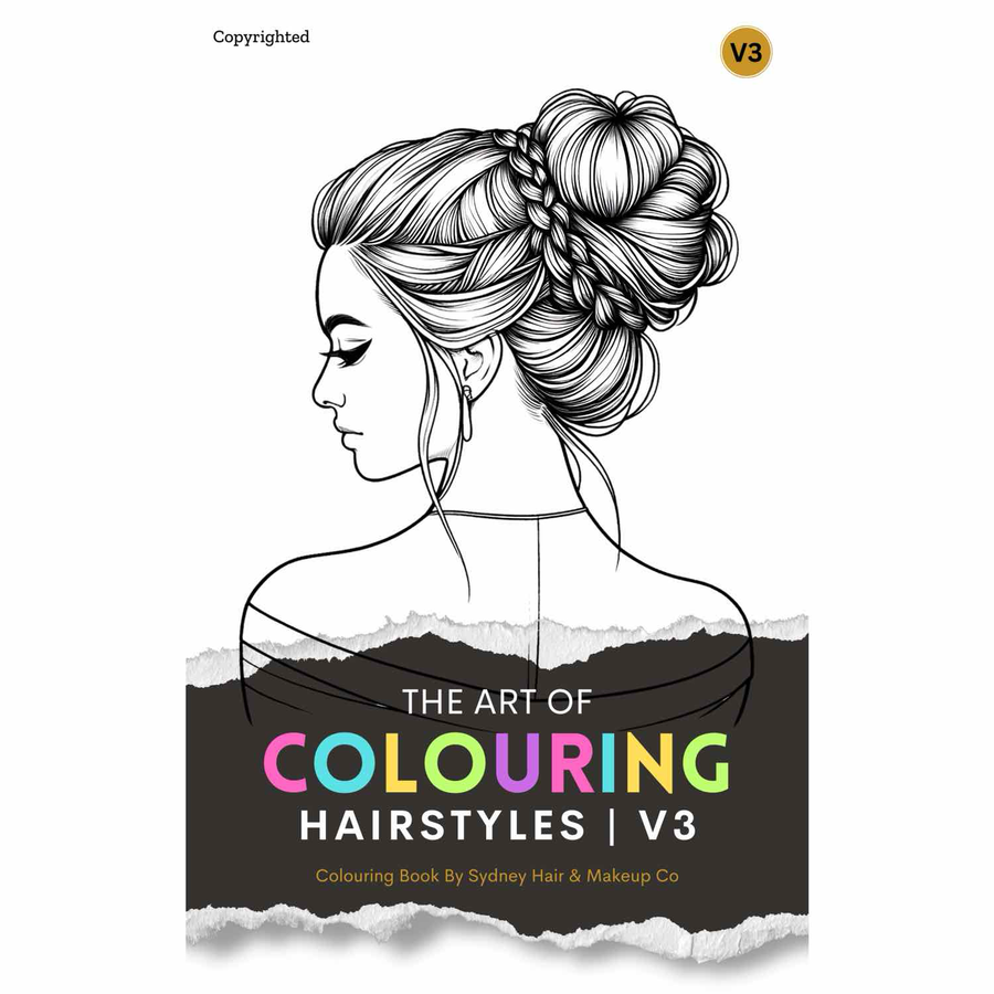 Hairstyle - Upstyles Colouring Book V3