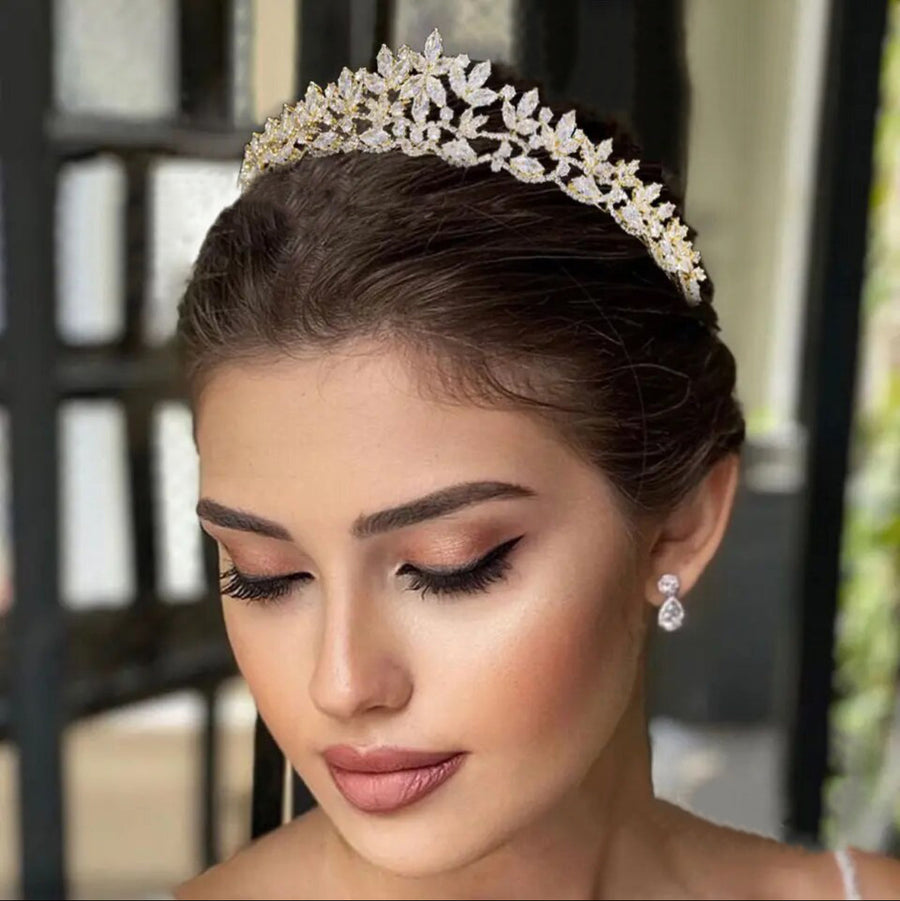 Marijana Bridal Crown Gold