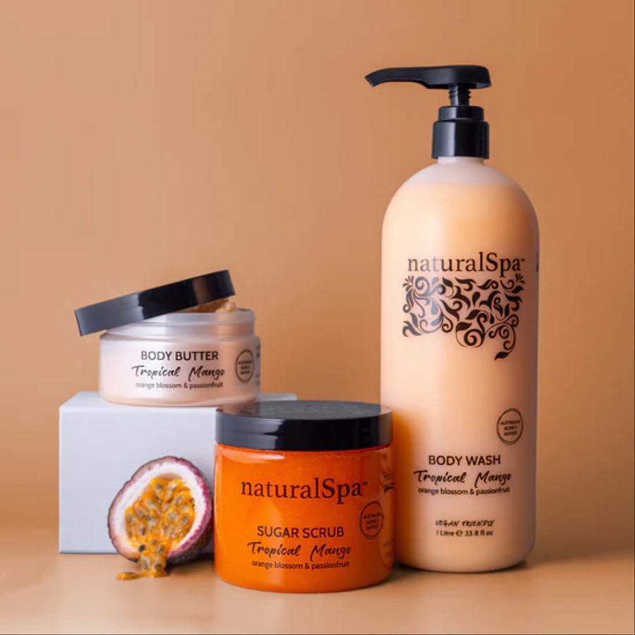 NaturalSpa Tropical Mango Body Care Bundle