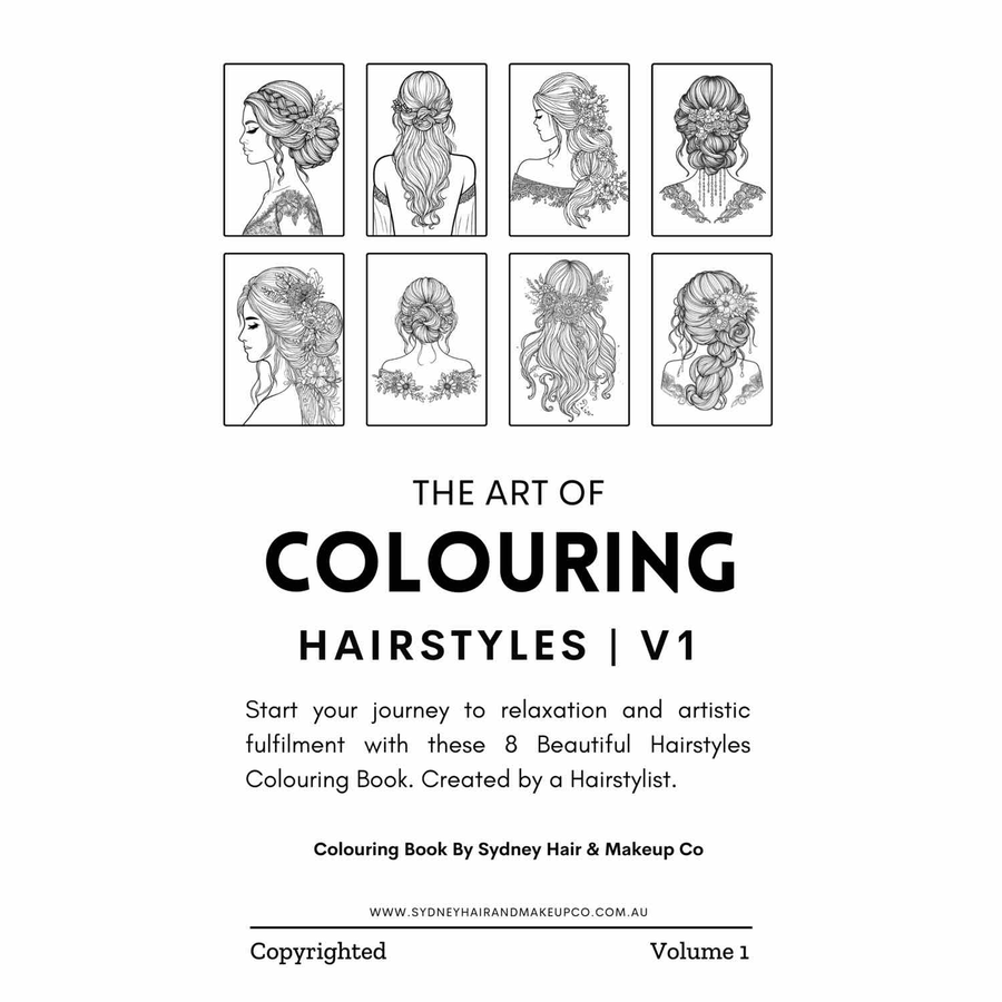 Hairstyle Colouring Book V1