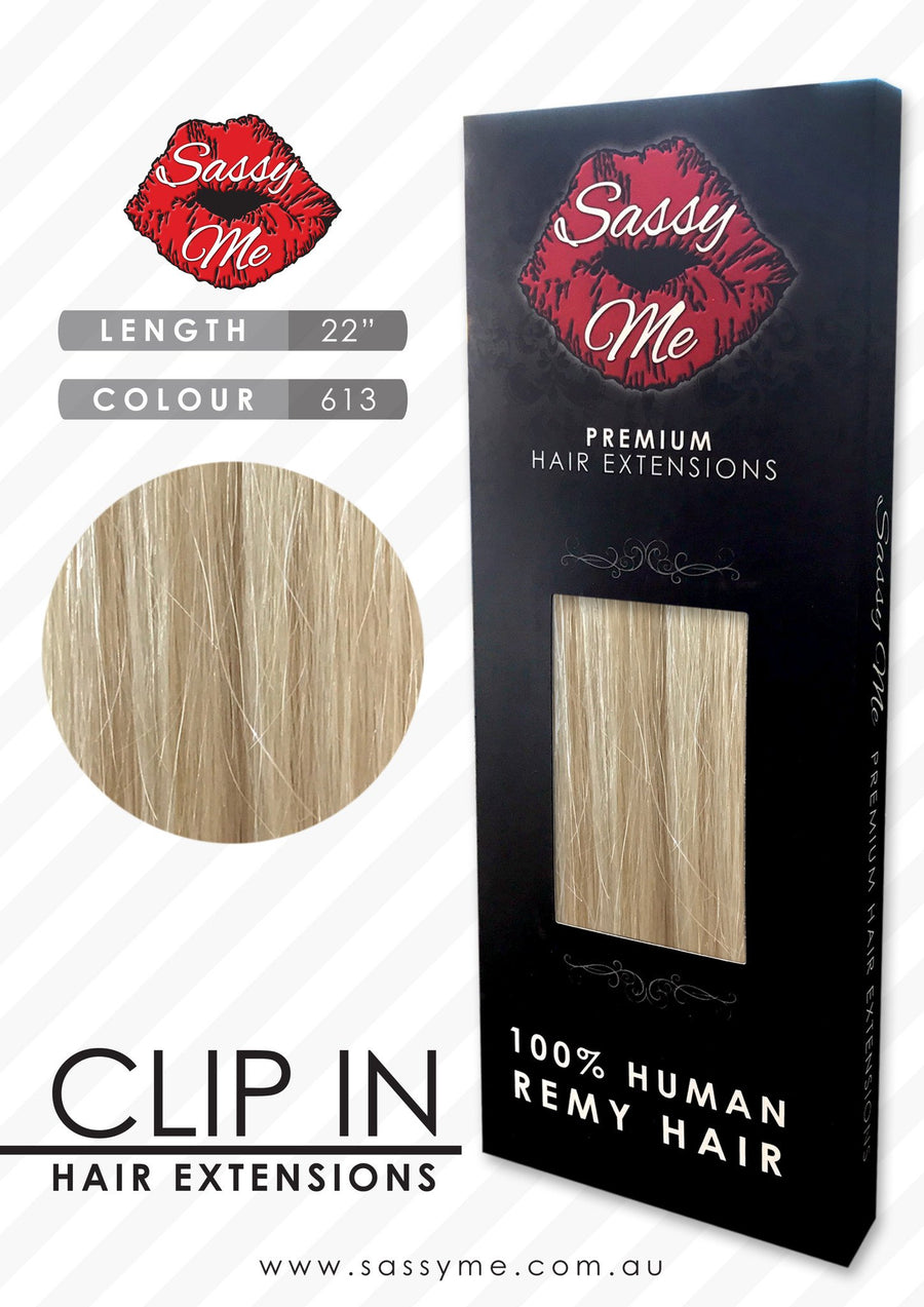 #613 Beachy Blonde - Clip In Hair Extensions