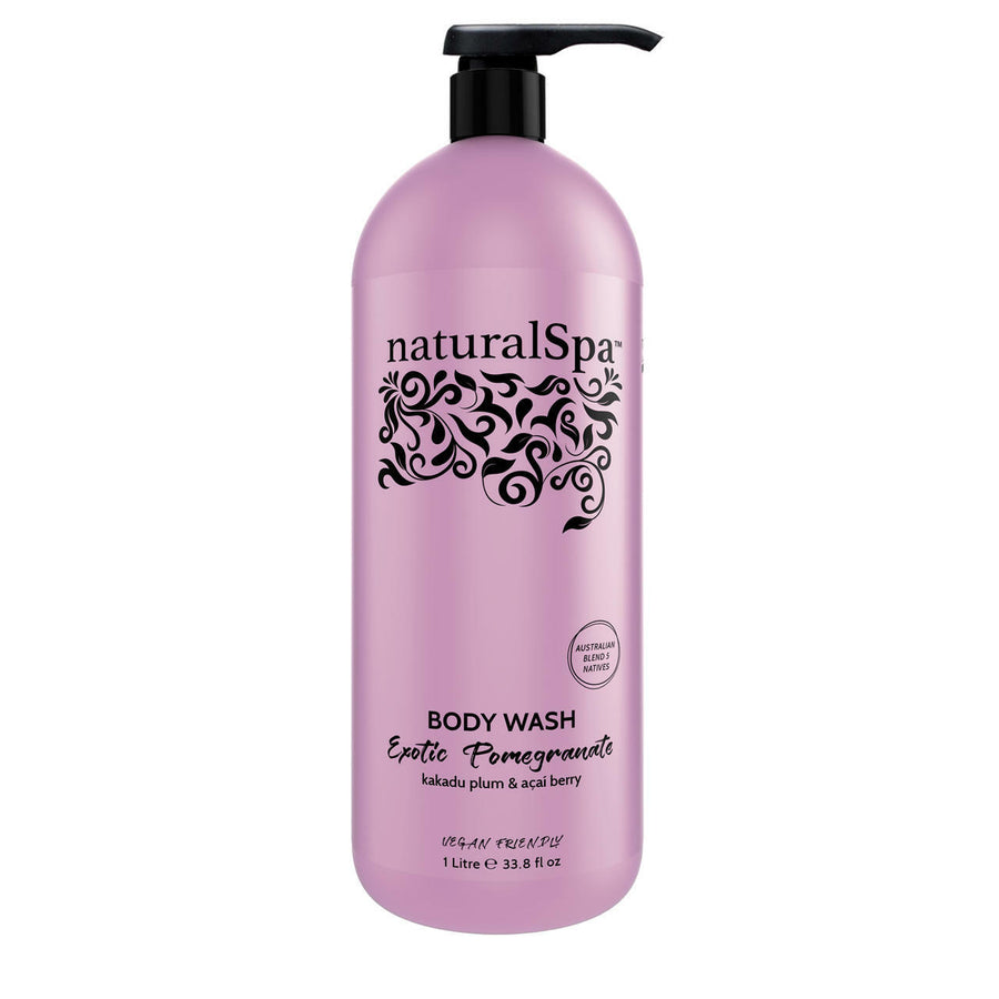 NaturalSpa Body Wash Exotic Pomegranate