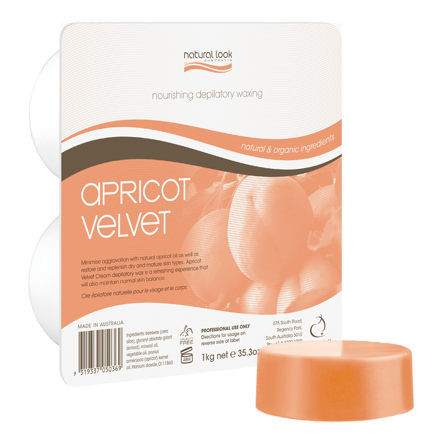 Hot Wax: Apricot Velvet Nourishing Depilatory Hot Wax (Dry/Mature Skin)