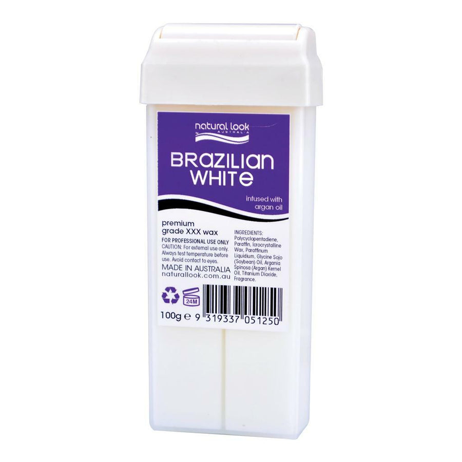 Strip Wax: Brazilian White Liquid Strip Wax (Sensitive Areas)