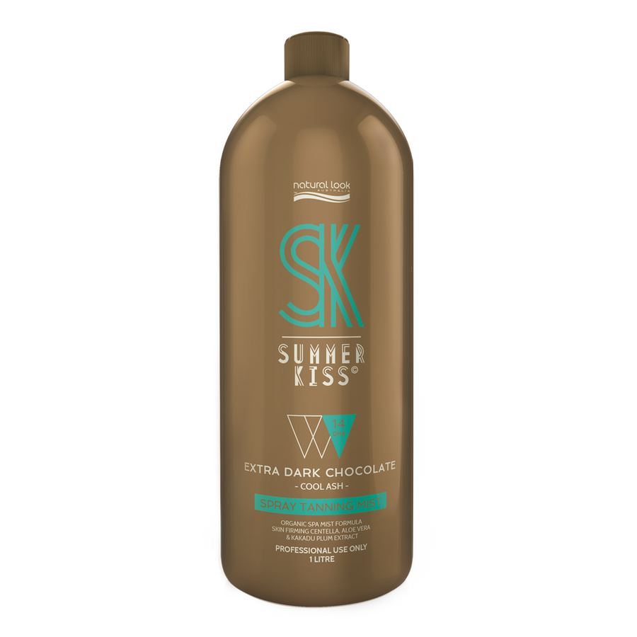 Extra Dark Chocolate Spray Tanning Mist - Cool Ash (14% DHA)