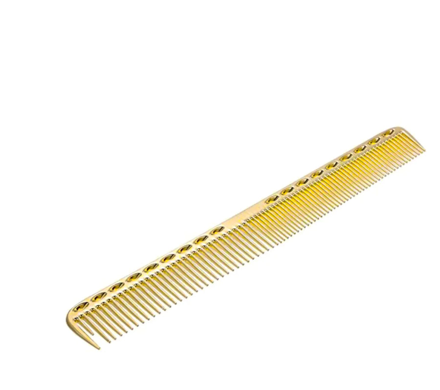 Gold Metal Barber Comb