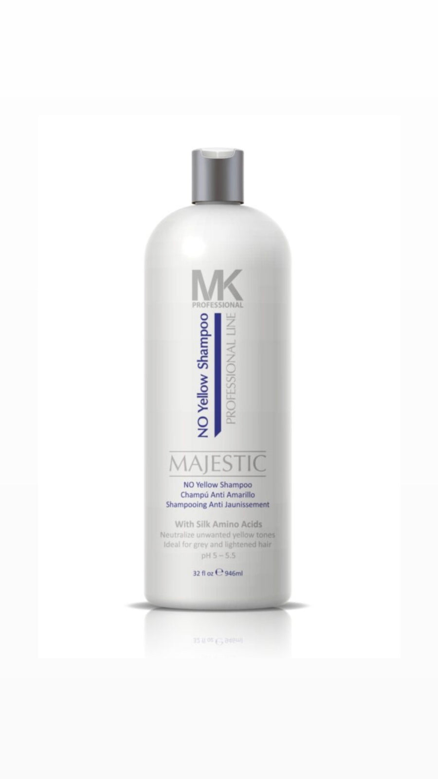 Step 5: MK Professional MK No Yellow Shampoo (Blondes) Majestic Keratin