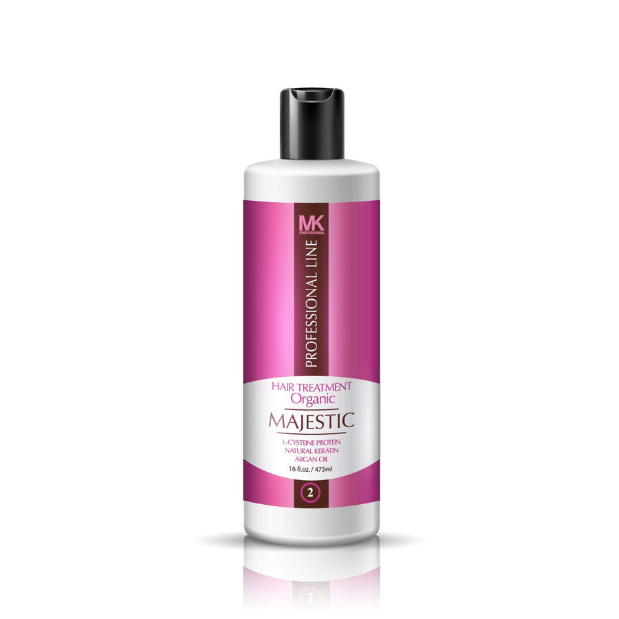 Step 2: Majestic Hair Treatment Organic Keratin (Relaxer)