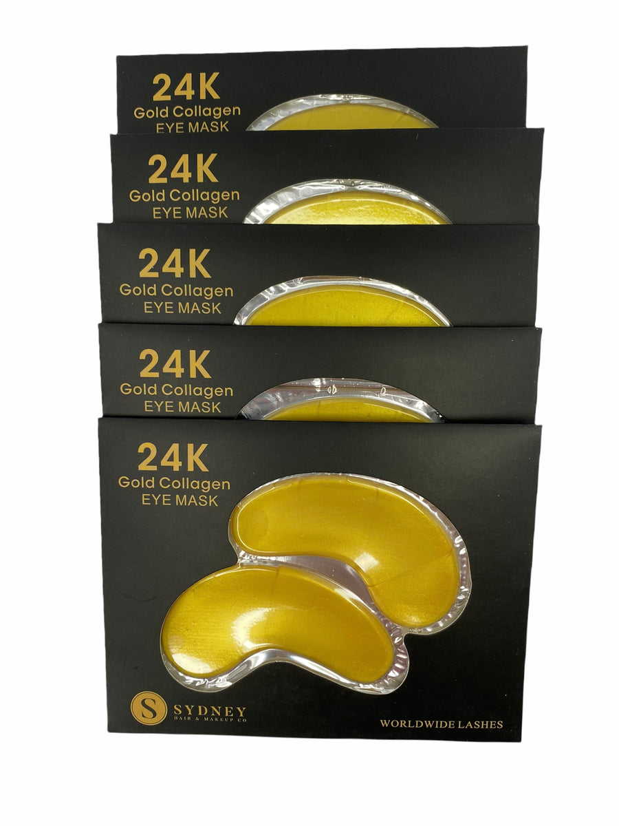 24K Gold Collagen Eye Mask (5 Pairs)