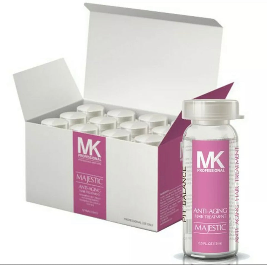 MK Professional Anti Aging Hair Treatment Vials Majestic Keratin