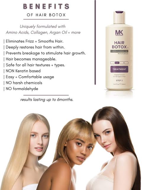 MK Professional Starter Kit Hair Botox Majestic Keratin