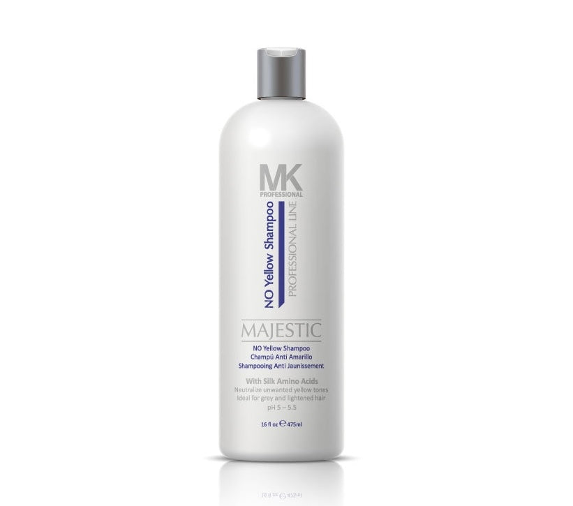 Step 5: MK Professional MK No Yellow Shampoo (Blondes) Majestic Keratin