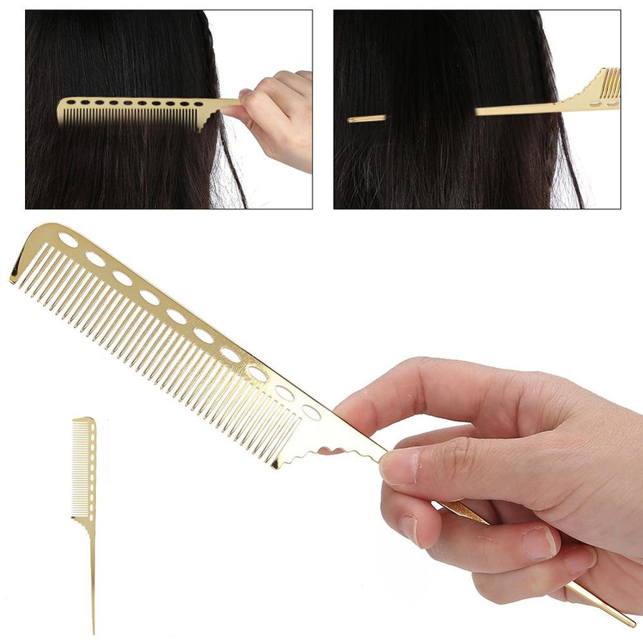 Gold Metal Tail Comb