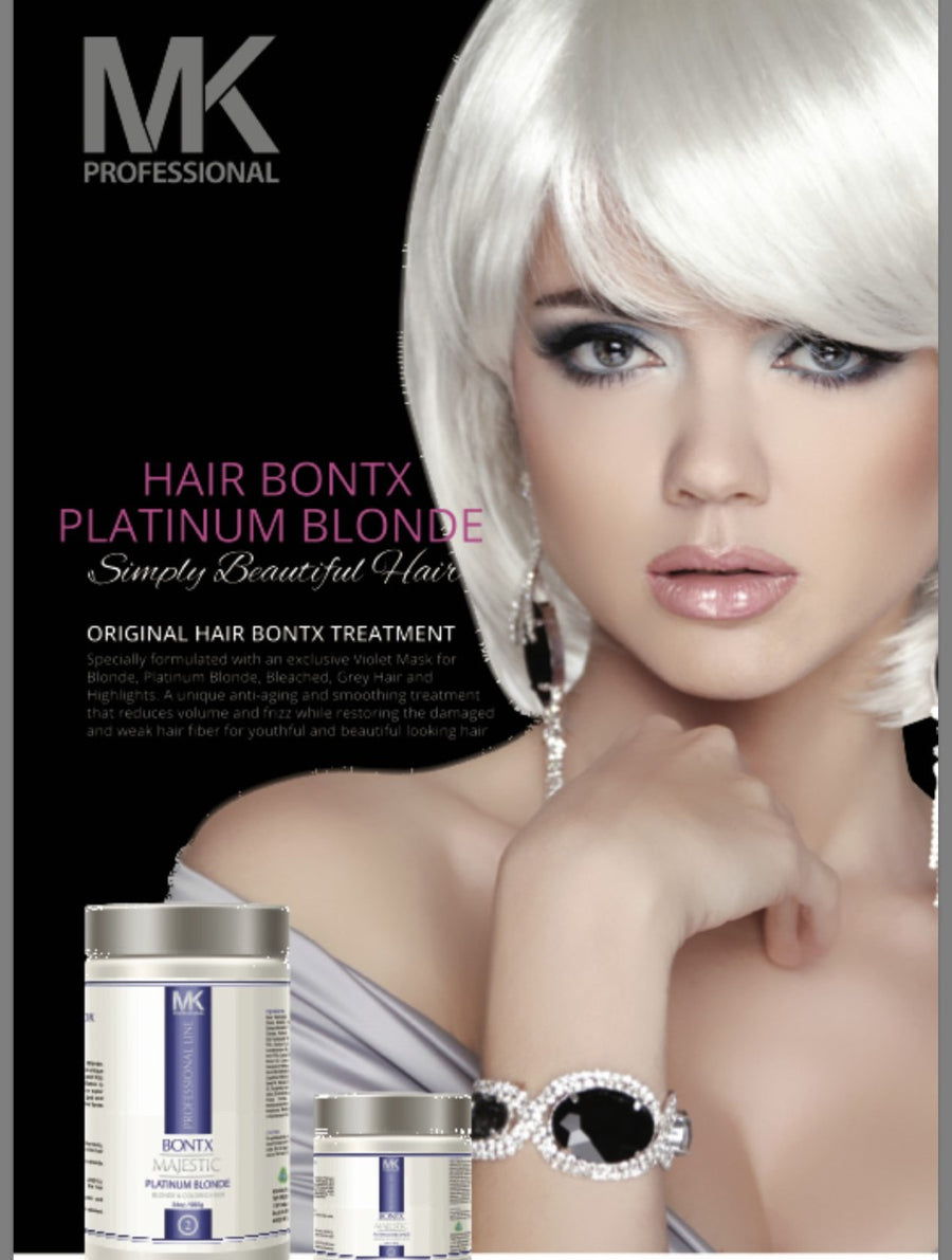 Step 2: MK Professional Bontx Majestic Platinum Blonde Majestic Keratin